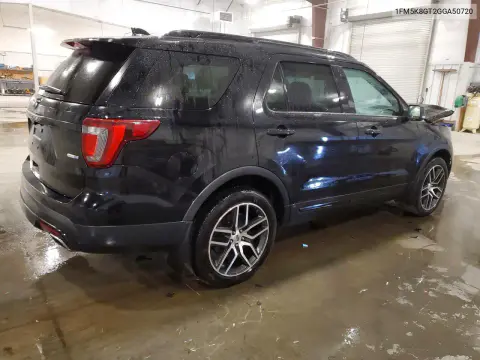 2016 Ford Explorer Sport VIN 1FM5K8GT2GGA50720 фото 3