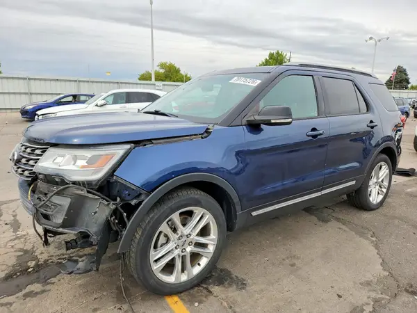 1FM5K8D89GGB72426 — 2016 Ford Explorer, Передняя часть (Front End), фото до ремонта