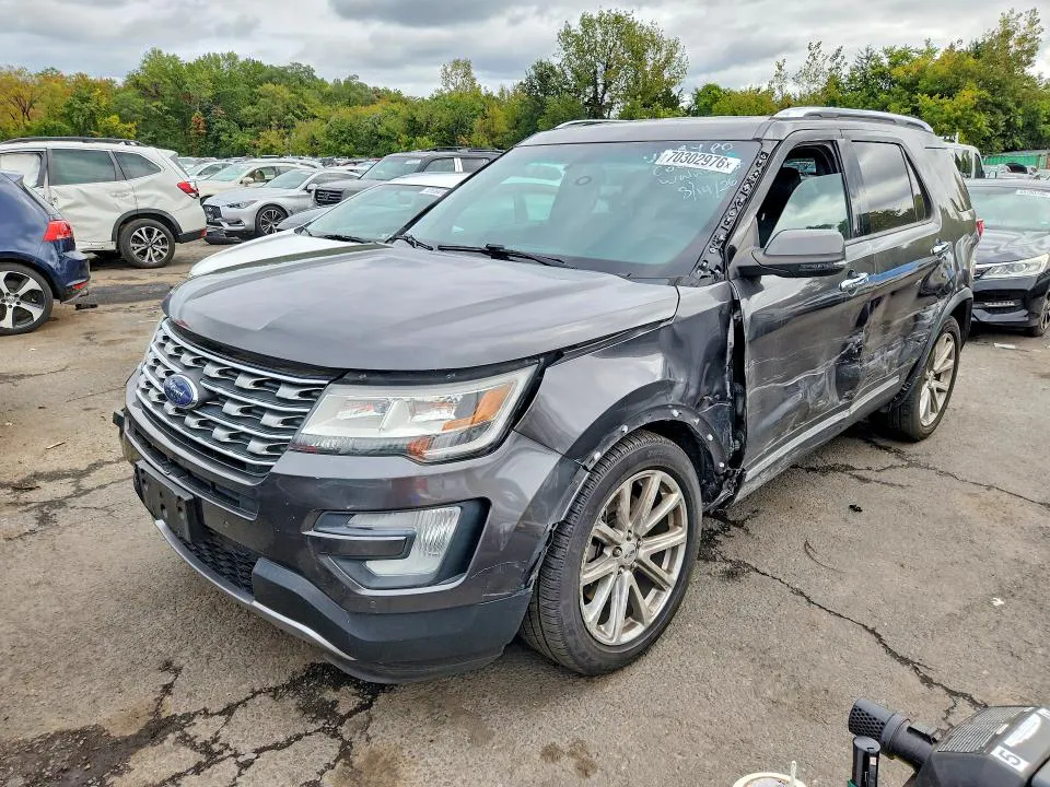 2016 FORD EXPLORER VIN 1FM5K8F83GGC90100 фото 1