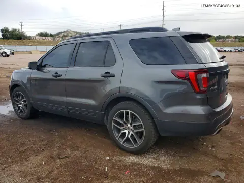 2016 Ford Explorer Sport VIN 1FM5K8GT4GGB19133 фото 2