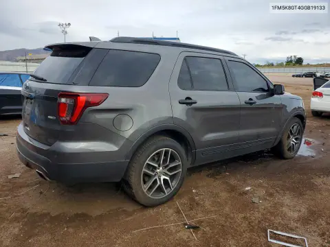 2016 Ford Explorer Sport VIN 1FM5K8GT4GGB19133 фото 3