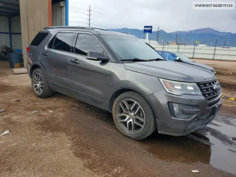 2016 Ford Explorer Sport VIN 1FM5K8GT4GGB19133 фото 4