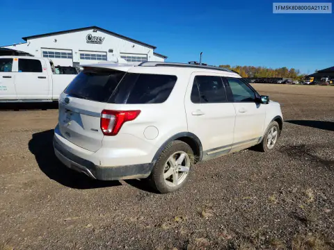 1FM5K8D80GGA21121 — 2016 Ford Explorer, фото 3 с аукциона Copart 15.10.2026, Передняя часть