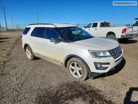 1FM5K8D80GGA21121 — 2016 Ford Explorer, фото 4 с аукциона Copart 15.10.2026, Передняя часть
