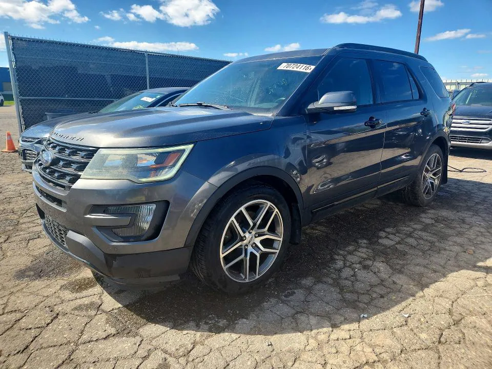 2016 FORD EXPLORER VIN 1FM5K8GT1GGA84146 фото 1