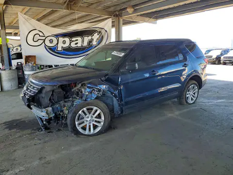 1FM5K8B83HGA63948 — 2017 Ford Explorer, Передняя часть (Front End), фото до ремонта