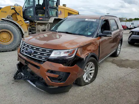 1FM5K7D80HGA92170 — 2017 Ford Explorer, Передняя часть (Front End), фото до ремонта
