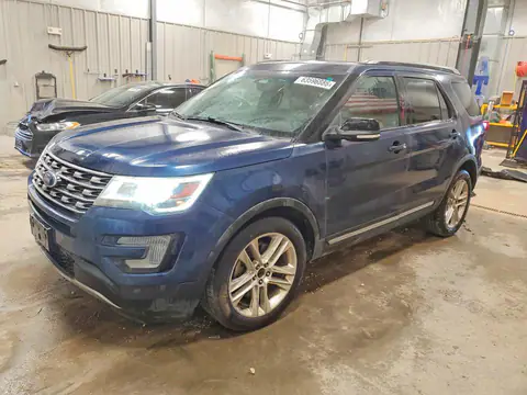 1FM5K7D85HGB87856 — 2017 Ford Explorer, Передняя часть (Front End), фото до ремонта