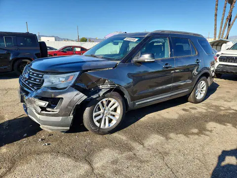 1FM5K7D86HGB14964 — 2017 Ford Explorer, Передняя часть (Front End), фото до ремонта