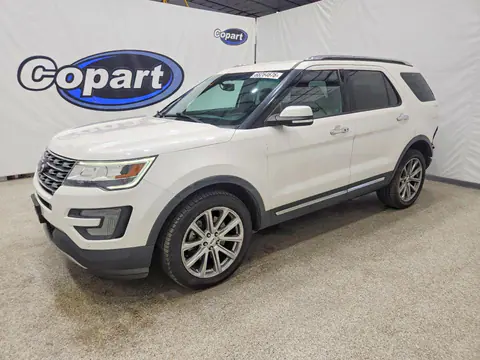 1FM5K8F8XHGC70220 — 2017 Ford Explorer, Задняя часть (Rear End), фото до ремонта