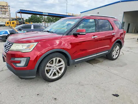 1FM5K7F89HGD86017 — 2017 Ford Explorer, Задняя часть (Rear End), фото до ремонта