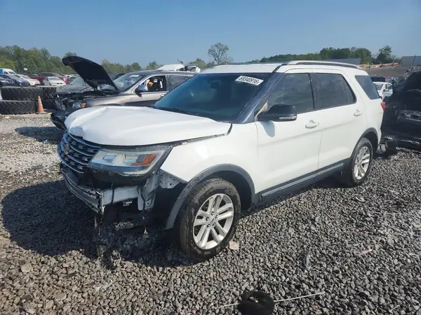 1FM5K7DH7HGA15764 — 2017 Ford Explorer, Передняя часть (Front End), фото до ремонта