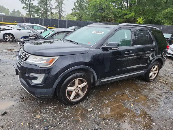 1FM5K8D88HGB64352 — 2017 Ford Explorer, Задняя часть (Rear End), фото до ремонта