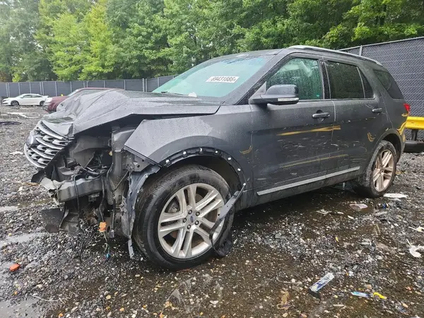 1FM5K8D89HGB58060 — 2017 Ford Explorer, Передняя часть (Front End), фото до ремонта
