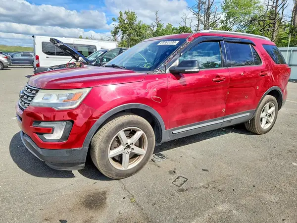 1FM5K8DH0HGB71067 — 2017 Ford Explorer, Передняя часть (Front End), фото до ремонта
