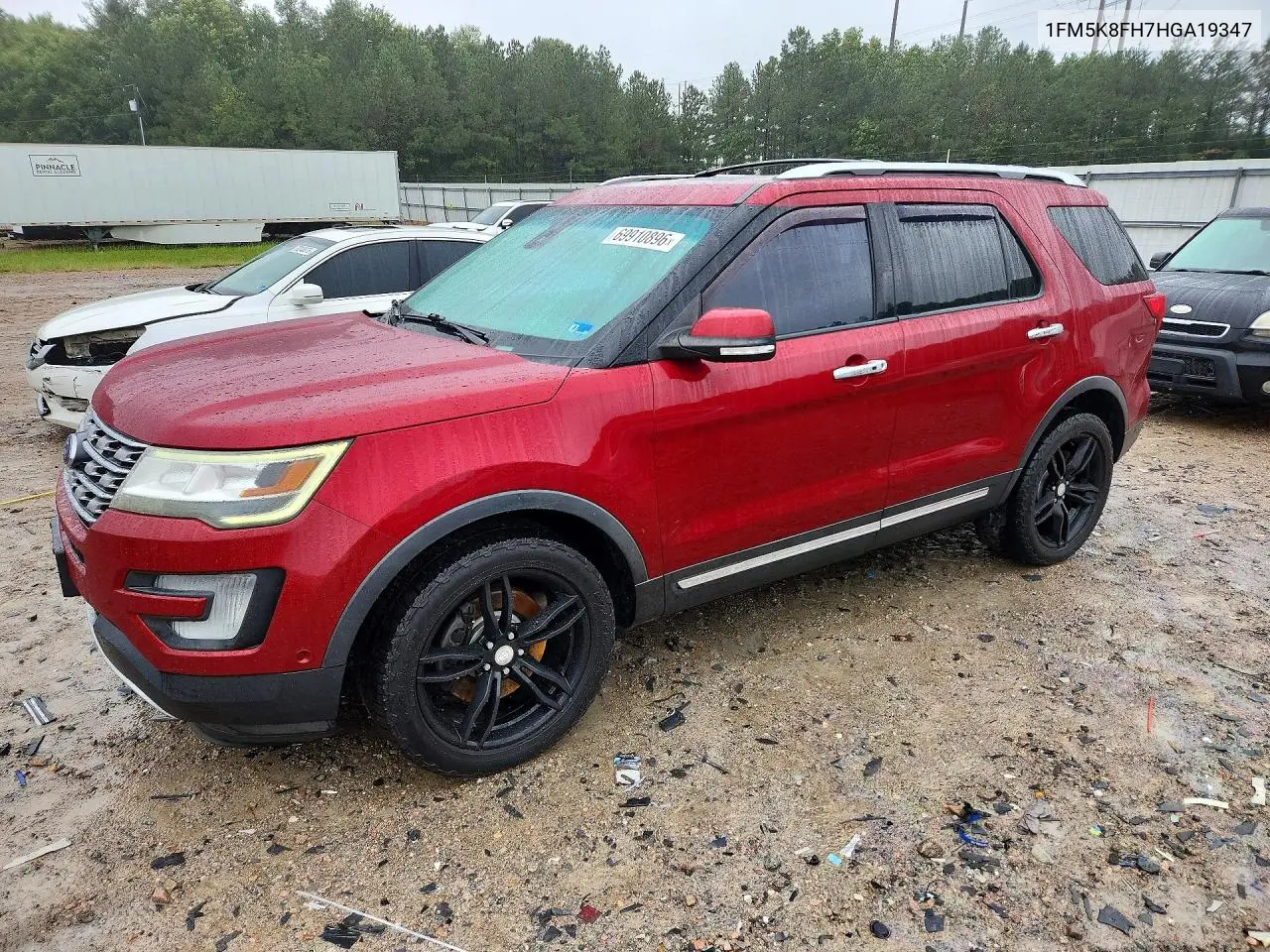 2017 Ford Explorer Limited VIN 1FM5K8FH7HGA19347 фото 1