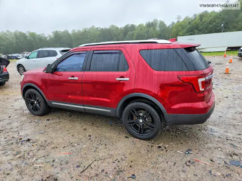 2017 Ford Explorer Limited VIN 1FM5K8FH7HGA19347 фото 2