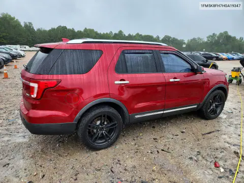 2017 Ford Explorer Limited VIN 1FM5K8FH7HGA19347 фото 3