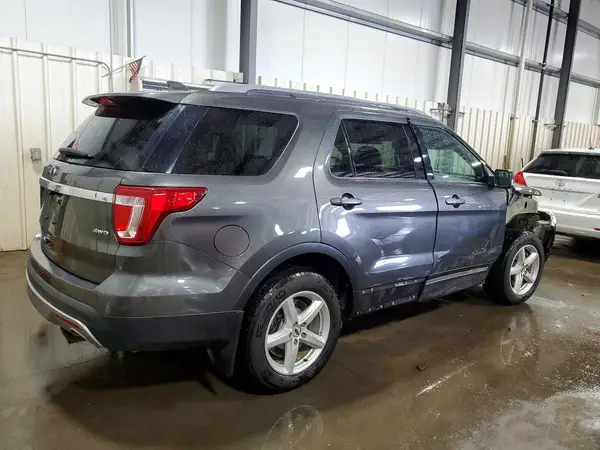 2017 FORD EXPLORER VIN 1FM5K8D83HGC05616 фото 3