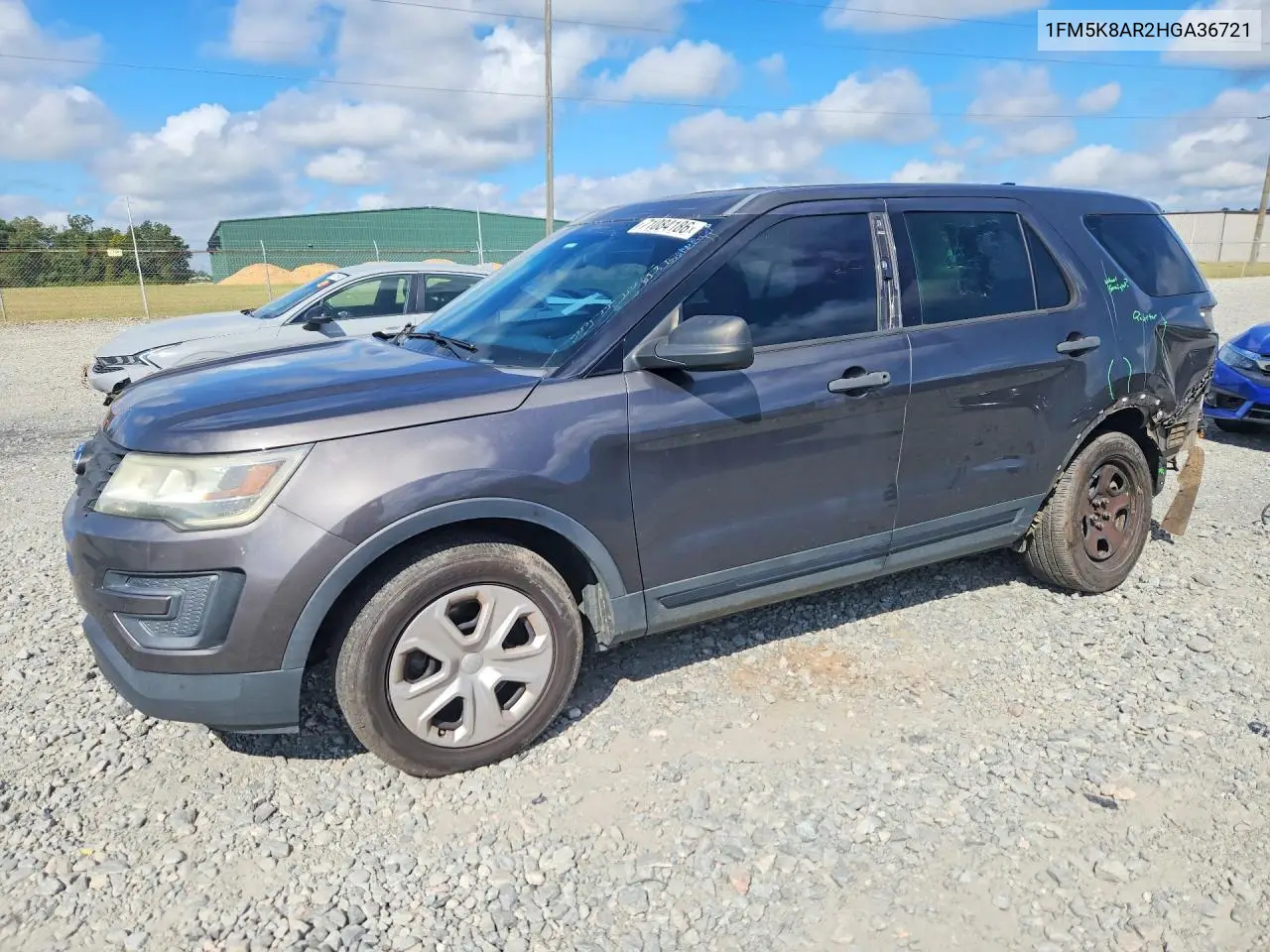 1FM5K8AR2HGA36721 Ford Explorer 2017 — повреждение Задняя часть, фото до ремонта