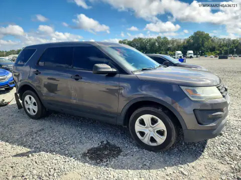1FM5K8AR2HGA36721 — 2017 Ford Explorer, фото 4 с аукциона Copart, Задняя часть