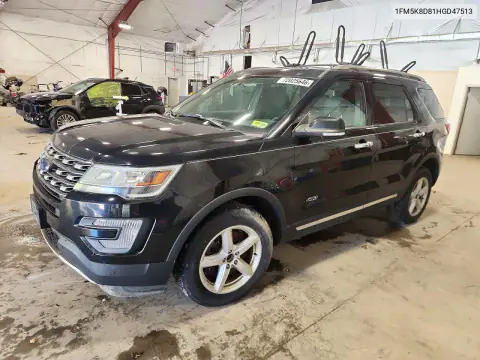2017 Ford Explorer Xlt VIN 1FM5K8D81HGD47513 фото 1