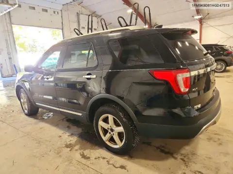 2017 Ford Explorer Xlt VIN 1FM5K8D81HGD47513 фото 2