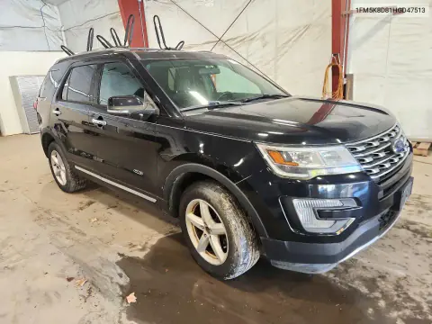 2017 Ford Explorer Xlt VIN 1FM5K8D81HGD47513 фото 4