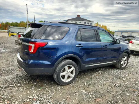 1FM5K8D86HGB25890 — 2017 Ford Explorer, фото 3 с аукциона Copart 16.10.2026, Мелкие вмятины и царапины