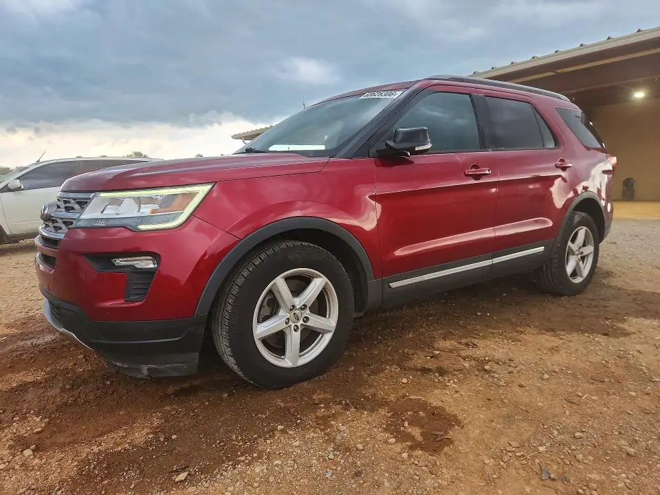 1FM5K7D84JGB32806 Ford Explorer 2018 — повреждение Передняя часть, фото до ремонта