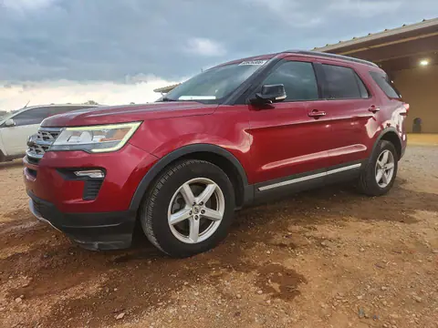 1FM5K7D84JGB32806 — 2018 Ford Explorer, Передняя часть (Front End), фото до ремонта