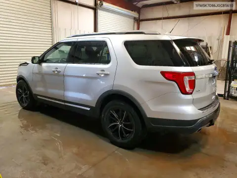 1FM5K7D86JGC85610 — 2018 Ford Explorer, фото 2 с аукциона Copart 15.10.2026, Передняя часть