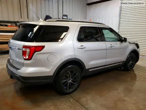 1FM5K7D86JGC85610 — 2018 Ford Explorer, фото 3 с аукциона Copart 15.10.2026, Передняя часть