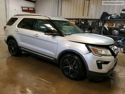 1FM5K7D86JGC85610 — 2018 Ford Explorer, фото 4 с аукциона Copart 15.10.2026, Передняя часть