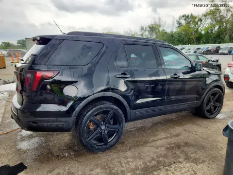 2018 Ford Explorer Sport VIN 1FM5K8GT4JGA38320 фото 3