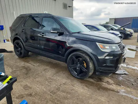 2018 Ford Explorer Sport VIN 1FM5K8GT4JGA38320 фото 4