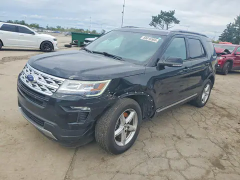 1FM5K7D84JGC53643 — 2018 Ford Explorer, Передняя часть (Front End), фото до ремонта