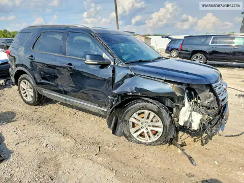 1FM5K8D87JGB94786 — 2018 Ford Explorer, фото 4 с аукциона Copart, Сторона