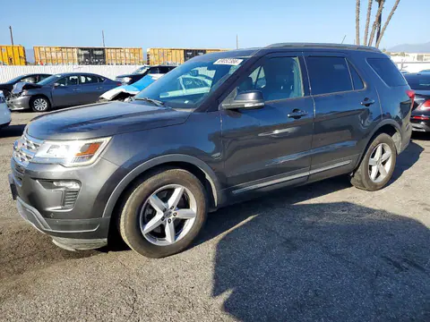 1FM5K7D87JGB32203 — 2018 Ford Explorer, Передняя часть (Front End), фото до ремонта