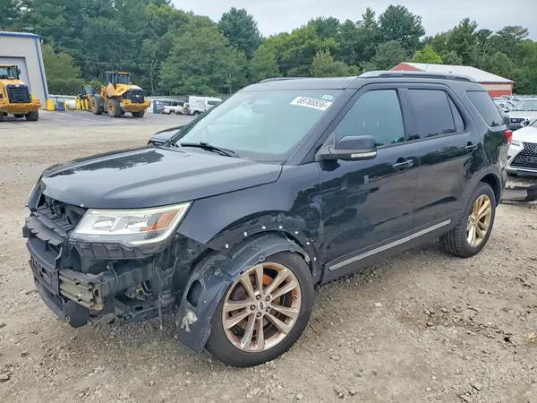 1FM5K8D81JGA61280 — 2018 Ford Explorer, Передняя часть (Front End), фото до ремонта