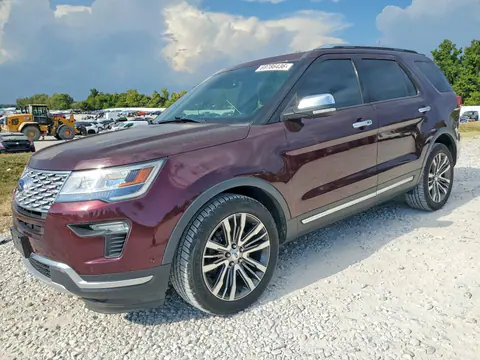 1FM5K8HT6JGB28227 — 2018 Ford Explorer, Передняя часть (Front End), фото до ремонта