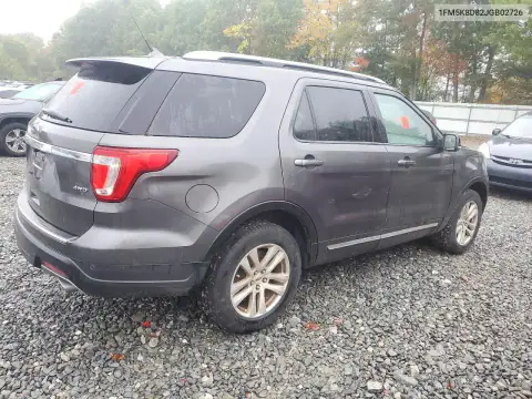 1FM5K8D82JGB02726 — 2018 Ford Explorer, фото 3 с аукциона Copart 16.10.2026, Мелкие вмятины и царапины