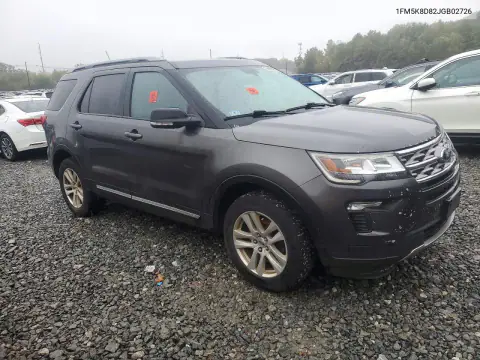 1FM5K8D82JGB02726 — 2018 Ford Explorer, фото 4 с аукциона Copart 16.10.2026, Мелкие вмятины и царапины