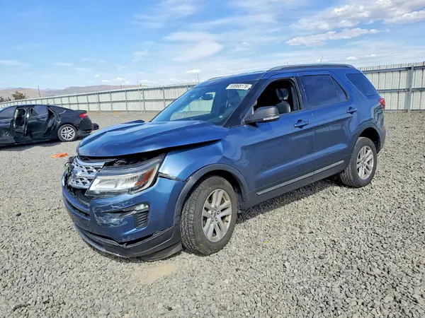 1FM5K8D89KGB37555 — 2019 Ford Explorer, Передняя часть (Front End), фото до ремонта
