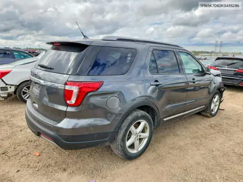 2019 Ford Explorer Xlt VIN 1FM5K7D82KGA95286 фото 3