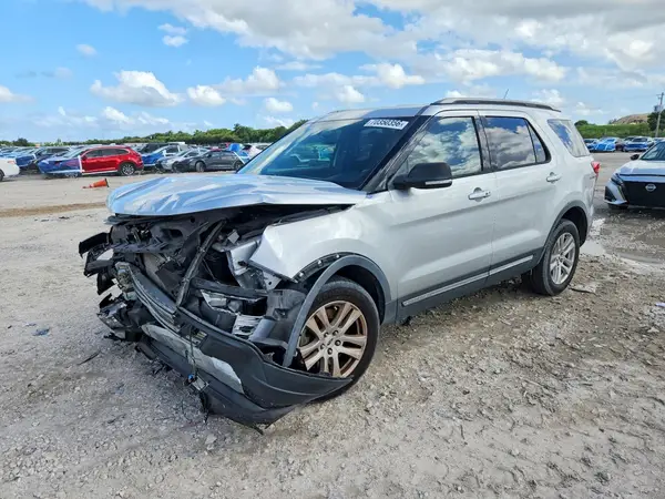 1FM5K8D83KGB47174 — 2019 Ford Explorer, Передняя часть (Front End), фото до ремонта