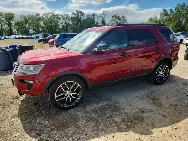 1FM5K8GT8KGB52676 — 2019 Ford Explorer, Передняя часть (Front End), фото до ремонта
