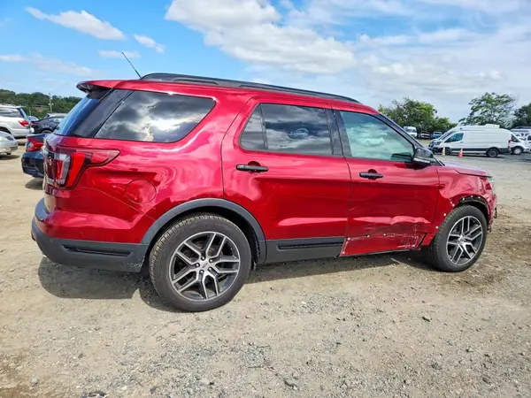 1FM5K8GT8KGB52676 — 2019 Ford Explorer, фото 3 с аукциона Copart, Передняя часть