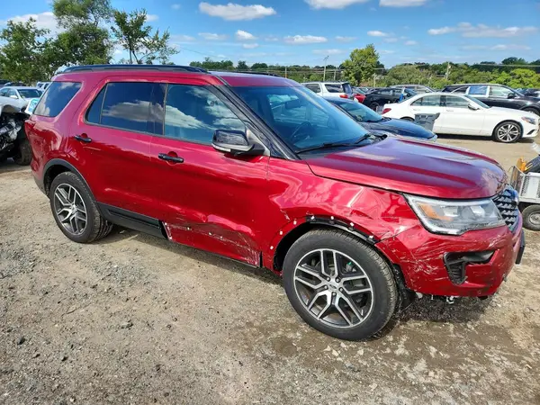 1FM5K8GT8KGB52676 — 2019 Ford Explorer, фото 4 с аукциона Copart, Передняя часть
