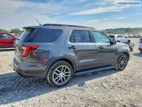 2019 Ford Explorer Sport VIN 1FM5K8GT1KGA20343 фото 3